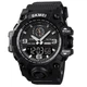 Часы наручные мужские SKMEI 1586BK BLACK, водонепроницаемые мужские часы, часы спортивные. Цвет: черный - изображение 1