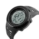 Часы наручные мужские SKMEI 1167BK BLACK, армейские часы противоударные. Цвет: черный - изображение 4