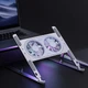 Портативная подставка для ноутбука/планшета з Ice Vibe Pad с охлаждением и подсветкой Aluminium alloys Grey (VA-P11F-GR) - изображение 1