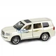 Машинка іграшкова Toyota Land Cruiser 200 моделька металева колекційна з підсвіткою фар 19 см Білий (2632347) - зображення 3