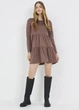 Платье оверсайз babydoll Sinsay XS темно-бежевый (56002) - изображение 1