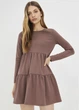 Платье оверсайз babydoll Sinsay XS темно-бежевый (56002) - изображение 2