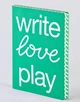 Блокнот Nuuna Graphic Write Love Play 16,5 х 22 см в крапку - изображение 1