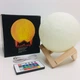 Настільний нічник світильник лампа Місяць на пульті 3D Moon Light Lamp з акумулятором 16 кольорів сенсорне керування - зображення 2