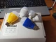 USB LED Лампочка Набор 2 шт. Желто-Синий, 2W / 5В, Портативная светодиодная USB лампа для павербанка, мини светильник подсветка фонарик ночник - изображение 8