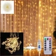 Гирлянда-штора светодиодная 200 LED 3х2 м + Пульт +USB Теплый белый (3X2USBPLGRLNDC20) FG22 - изображение 1