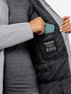 Куртка демисезонная удлиненная с капюшоном женская Jack Wolfskin Salier Coat 1116141-6315 M Серая (4064993907926) - изображение 6