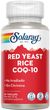 Suplement diety Solaray Red Yeast Rice Plus Q10 60 kapsułek (0076280509236) - obraz 1