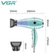 Фен VGR V-452 Voyager professional AC Motor 2000-2400 Watts Бирюзовый - изображение 2