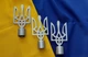 Металлическое навершие на флаг в форме стального Трезуба, наконечник для флага в форме Герба, верхушка на флагшток, размер 15х7.5 см - изображение 2