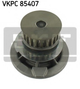 Водяной насос SKF VKPC 85407 Opel Ascona, Kadett, Omega, Astra, Vectra, Frontera; Daewoo Espero 1334008, 90220568, 90272361 - изображение 1