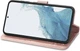 Чехол Clover для Samsung Galaxy A24 / A245 книжка кожа PU с визитницей розовое золото - изображение 3