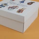 Новорічні подарункові коробки eko-kraft 200*200*100 мм - 3 шт/уп Універсальні Дитячі коробки для подарунків на Різдво - зображення 4