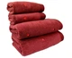 Полотенце Hobby. Microcotton Lubow/Love фуксия-70х140 - изображение 1