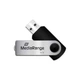 USB флеш накопитель Mediarange 16GB Black/Silver USB 2.0 (MR910) - изображение 2