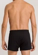Мужские трусы боксеры Hanro Cotton Sporty черные размер M - изображение 2