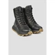 Высокие Ботинки черного цвета VM-Villomi Military style Кожа/Овчина р.37 (17607n) - изображение 1