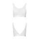 Топ с прозрачной вставкой Passion PS002 TOP XL, white - изображение 4