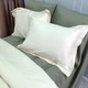 Постільна білизна Полуторний MERISET ДУЕТ MILK CHAMPAGNE/OLIVE Premium Сатин однотон (550344) - зображення 5