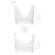 Спортивний топ з еластичного бавовни Passion PS005 TOP white, size XL - зображення 6