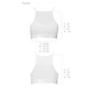 Спортивный топ с прозрачной вставкой Passion PS006 TOP M, white - изображение 5