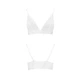 Эластичный топ с кружевом Passion PS001 TOP L, white - изображение 4
