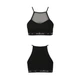 Спортивный топ с прозрачной вставкой Passion PS006 TOP L, black - изображение 5