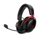 Навушники HyperX Cloud III Wireless Black/Red (77Z46AA) - зображення 1