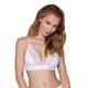 Эластичный топ с кружевом Passion PS001 TOP S, white - изображение 1