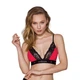Эластичный топ с кружевом Passion PS001 TOP M, red-black - изображение 1