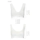 Спортивный топ из эластичного хлопка Passion PS005 TOP M, white - изображение 6