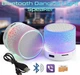 Портативная мини колонка Bluetooth с подсветкой, поддержкой microSD, Белый - изображение 2