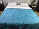 Покрывало с геометрией Страйк 140х220 см CottonTwill Бирюзовый 000240990 - изображение 2