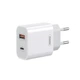 Зарядний пристрій REMAX Surie PD20W+QC3.0 із швидкою зарядкою White (RP-U68-EU) - зображення 2
