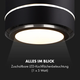 Вытяжка Klarstein Tron Ambience Ø38см циркуляция воздуха 540м³/ч LED - изображение 3