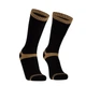 Носки водонепроницаемые Dexshell Hytherm Pro Socks, размер L (43-46), черные с коричневой полосой - изображение 1