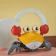 Детская интерактивная игрушка Танцующий краб со звуковыми и световыми эффектами Yellow Желтый - изображение 2
