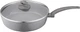 Сковорода ARDESTO Gemini Gourmet Apulia с крышкой 28 см Серая (AR2428GGL) - изображение 7
