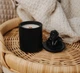 Аромасвічка Гранд Презент CUPID SANTAL BLACK 100% WOOD WAX 165g 35h (NAC 1036BL) - зображення 1