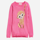 Детский свитер для девочки H&M 210549390_014 122-128 см Розовый (СА2000001996089) - изображение 2