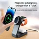 Беспроводная зарядная станция 3 в 1 Hoco CQ3 15W для iPhone 12-15/AirPods/Apple Watch | MagSafe | Fast Charger |Milky White | 774197 - изображение 6