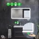 LED-зеркало 110x70см, с ИК включателем и подогревом с механическим управлением, модель Simphony (Simphonyg180) - изображение 2