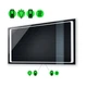 LED-зеркало 110x70см, с подогревом и двумя механическими включателями, модель Emma (Emmag178) - изображение 1