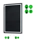 LED-зеркало 70x110см, с подогревом и двумя механическими включателями, модель Karnet (karnet178) - изображение 1