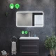 LED-зеркало 80x70см, с механическим включателем, модель Ahana (Ahanag45) - изображение 2