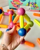 Дитячий розвиваючий магнітний конструктор "Магнітні блоки" Magnetic Sticks HD 103 A на 26 деталей - зображення 8