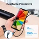 Кабель зарядний USB C Cable 3A Fast Charging 5FT Premium Nylon Braided 1 м Black (YM0211) - зображення 3