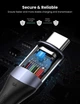 Кабель зарядный Ugreen USB Type-C to Type-C USB C 3.1 Gen 2 10Gbps 4K с нейлоновой оплеткой 1 м (YM0223) - изображение 5