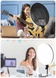 Світлодіодна LED лампа Camera light PF-45 для фото та відео зйомки 3200-5700K - зображення 7