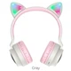 Беспроводные наушники UNVRSL с ушками и подсветкой Hoco W27 Gray (YС1202) - изображение 2